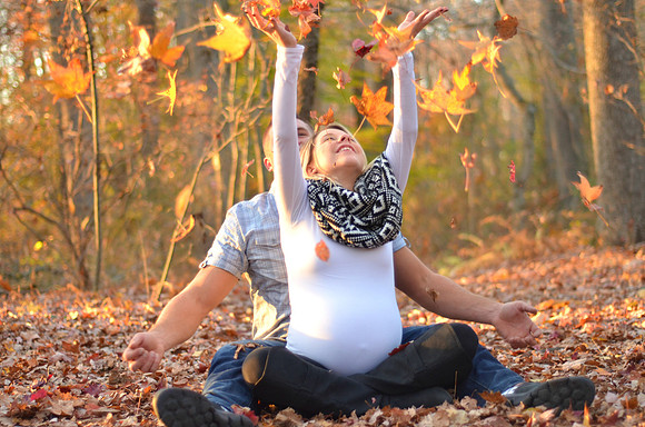 Maternity Photography | Autumn Maternity Session | Sayen Gardens | Ashley Halas Photography LLC Hamilton New Jersey Photographer