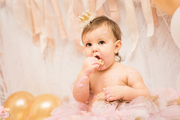 ​First Birthday & Cake Smash Session Ashley Halas Photography LLC Hamilton NJ