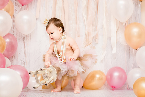 ​First Birthday & Cake Smash Session Ashley Halas Photography LLC Hamilton NJ