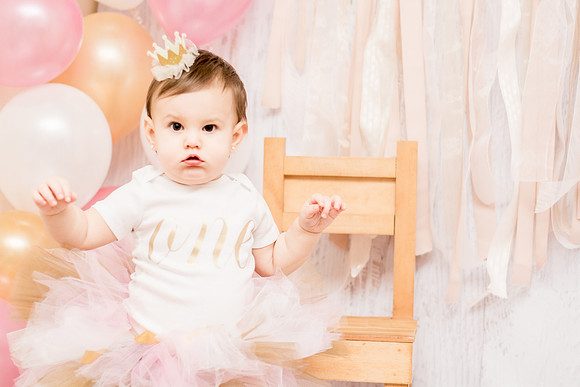 ​First Birthday & Cake Smash Session Ashley Halas Photography LLC Hamilton NJ