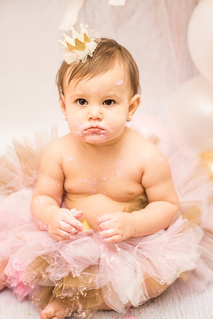 ​First Birthday & Cake Smash Session Ashley Halas Photography LLC Hamilton NJ