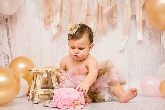 ​First Birthday & Cake Smash Session Ashley Halas Photography LLC Hamilton NJ