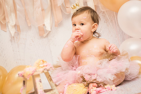 ​First Birthday & Cake Smash Session Ashley Halas Photography LLC Hamilton NJ