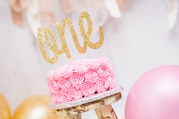 ​First Birthday & Cake Smash Session Ashley Halas Photography LLC Hamilton NJ