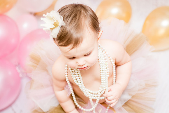 ​First Birthday & Cake Smash Session Ashley Halas Photography LLC Hamilton NJ