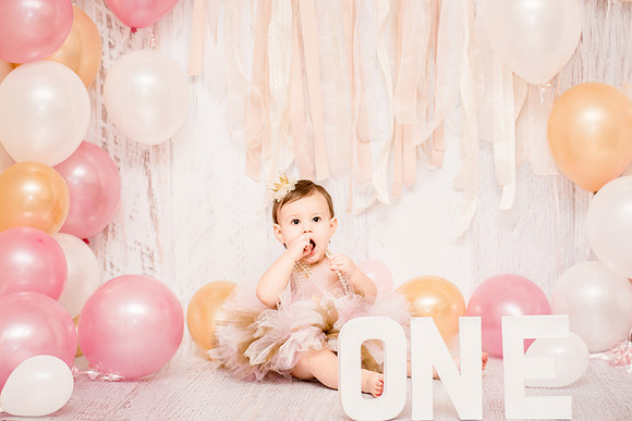 ​First Birthday & Cake Smash Session Ashley Halas Photography LLC Hamilton NJ