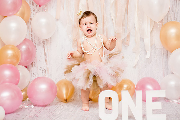 ​First Birthday & Cake Smash Session Ashley Halas Photography LLC Hamilton NJ