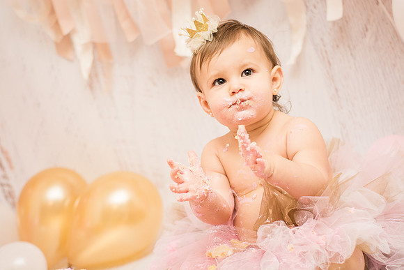 ​First Birthday & Cake Smash Session Ashley Halas Photography LLC Hamilton NJ