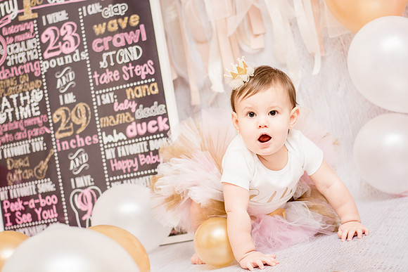 ​First Birthday & Cake Smash Session Ashley Halas Photography LLC Hamilton NJ