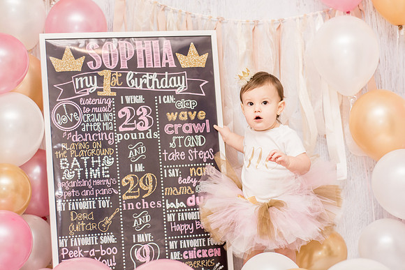 ​First Birthday & Cake Smash Session Ashley Halas Photography LLC Hamilton NJ