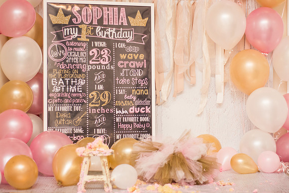 ​First Birthday & Cake Smash Session Ashley Halas Photography LLC Hamilton NJ