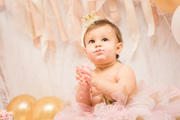 ​First Birthday & Cake Smash Session Ashley Halas Photography LLC Hamilton NJ