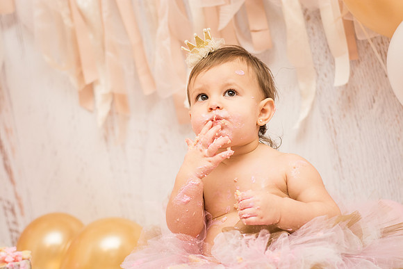 ​First Birthday & Cake Smash Session Ashley Halas Photography LLC Hamilton NJ