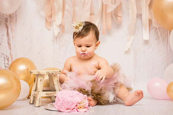 ​First Birthday & Cake Smash Session Ashley Halas Photography LLC Hamilton NJ