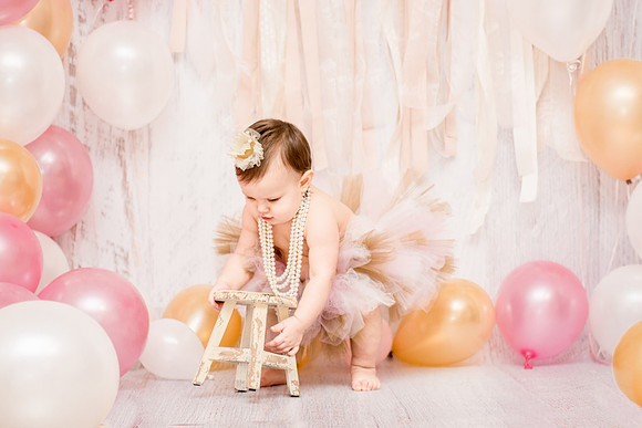 ​First Birthday & Cake Smash Session Ashley Halas Photography LLC Hamilton NJ