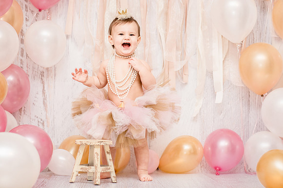 ​First Birthday & Cake Smash Session Ashley Halas Photography LLC Hamilton NJ