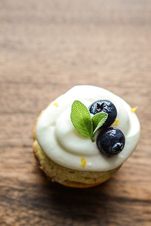 Lemon Blueberry Muffins with Cream Cheese topping | Food Styling and Photography Ashley Halas Photography Hamilton New Jersey