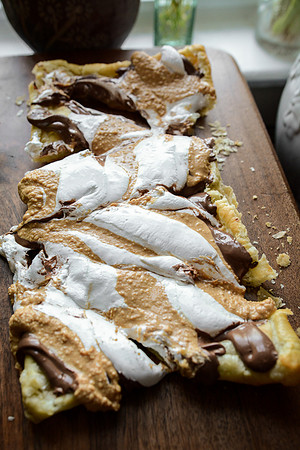 S'mores Pastry Pizza | Food Styling and Photography Ashley Halas Photography Hamilton New Jersey