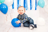 1st Birthday Cake Smash: Zachary