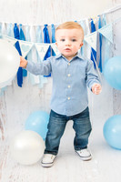 1st Birthday Cake Smash: Mason
