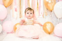1st Birthday Cake Smash: Emmeline