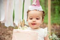 1st Birthday Cake Smash: Ellie