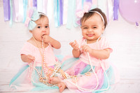 1st Birthday Cake Smash : Amilia & Angelina