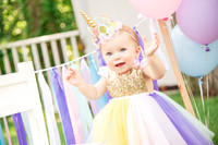 First Birthday Cake Smash: Scarlett