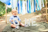 First Birthday Cake Smash: Nathan