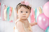 1st Birthday Cake Smash: Aubrey