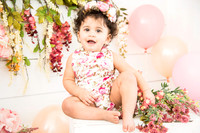 1st Birthday Cake Smash: Charlotte