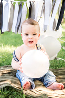 First Birthday Cake Smash:  Declan