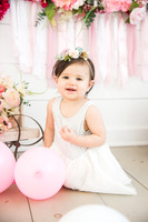 1st Birthday Cake Smash: Maelie